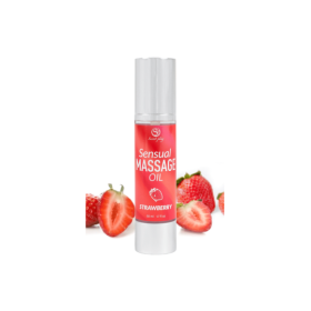 Huile de massage fraise 50 ml Secret Play